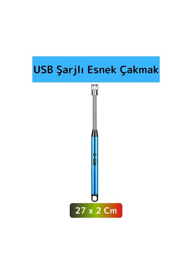 Premium Kompakt Esnek Rüzgara Yağmura Dayanıklı Outdoor Kamp Şarjlı Elektrikli Ocak Çakmağı