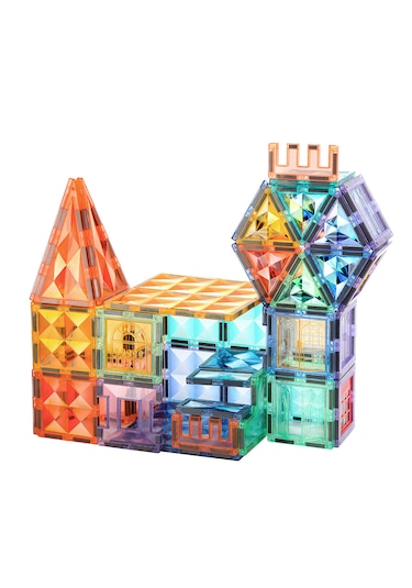 Starshine 100 Parçalı Premium Manyetik Oyuncak/bloklar Seti Renk