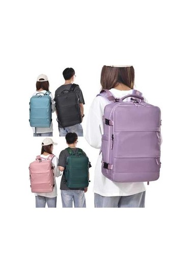 Novahub B692 Omuz Çantası, İş Seyahati Bilgisayar Sırt Çantası, Siyah Yeni Tasarım Siyah