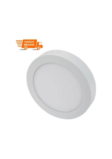 20W - 24W Sıva Üstü Yuvarlak Beyaz Döküm Led Panel Spot