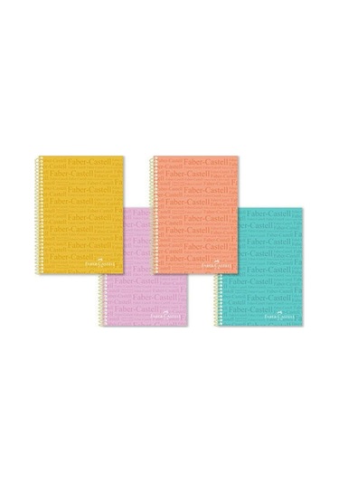 Faber-castell Defter Typo Plastik Kapak 2 Adet Kareli120 Yp Defter