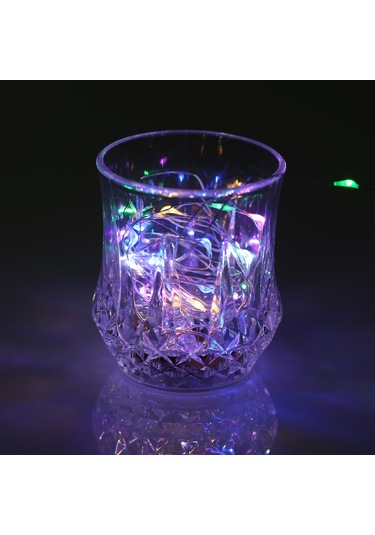 Dianziye 5m 50 Led Işık Zinciri 4.5v 3w Ip65 Su Geçirmez Renkli Pillerle Çalışır Romantik Partiler İçin