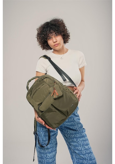 Ççs Kadın 17752 Sırt Çantası Yeşil
