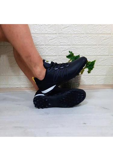 Jump 29112 Siyah-sarı Halısaha Futbol Ayakkabı Siyah