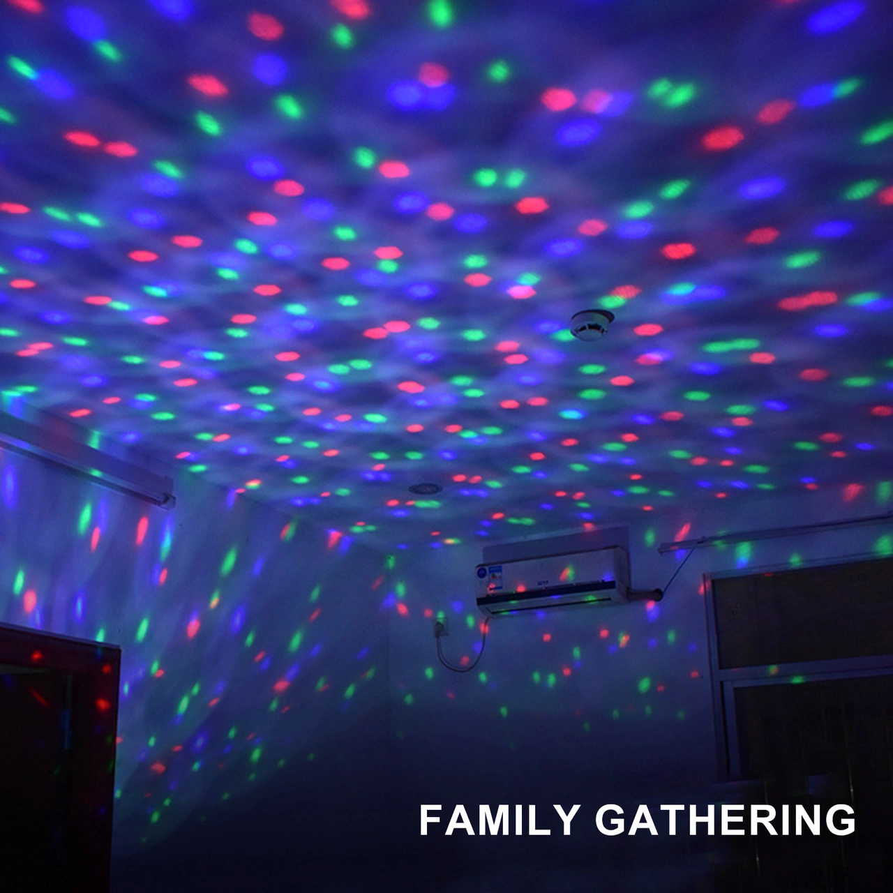 Folinda Usb Şarjlı Araba Stüdyo Işığı - 7 Renkli Led, Ritim Ses Kontrol, 300mah Batarya, Güçlü Mıknatıs Ve Kumanda - Siyah 3w/5v Diğer