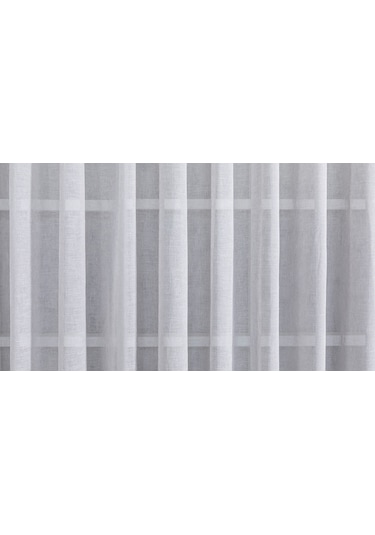Massarelli Keten Folded Tül Gri Pilesiz