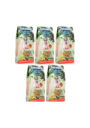 Rodmozz Kemirgen Hamster Guineapig Tavşan Yemi 700 gr 5 Adet