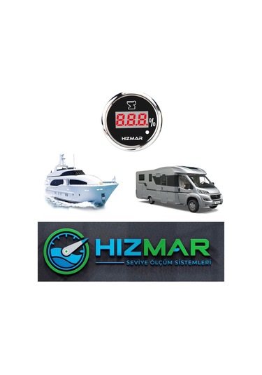 Siyah Atık Su Dijital Seviye Göstergesi - 240 - 33 Ohm