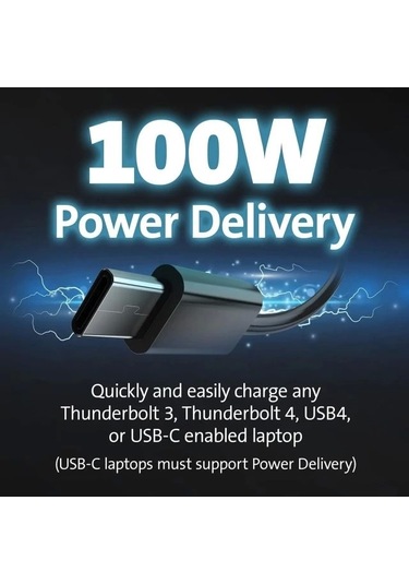 Kensington Üçlü Ekranlı Usb-c Bağlantı İstasyonu Usb-c Üçlü Ekran 100w