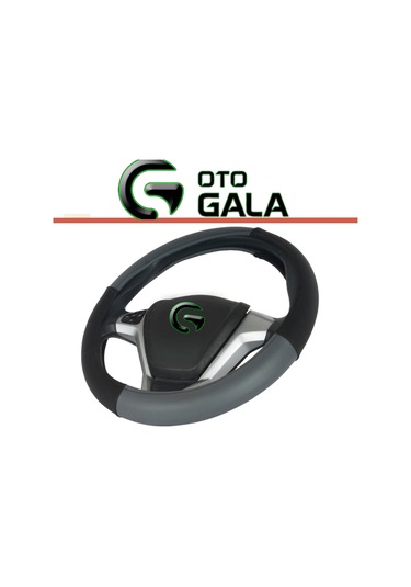 Direksiyon Kılıfı Geçmeli 4 Parça Siyah-gri Siyah - Gri