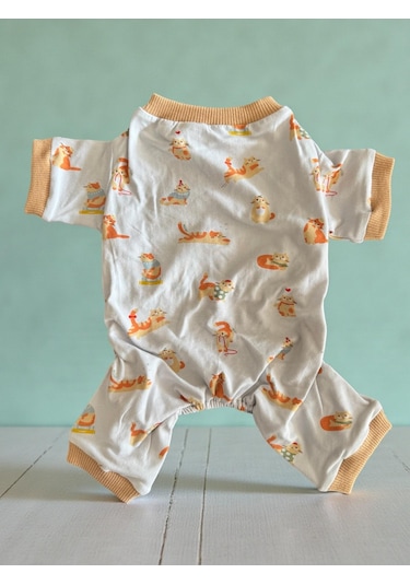 Bejjy Pamuklu Kedi Tulum Pijama