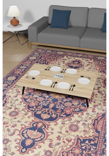 Katlanır Yer Sofrası Hamur Açma Masası Atlantik Çam 60 x 90