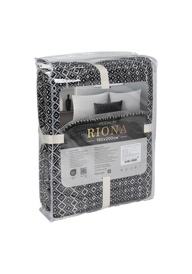 Battaniye Pamuk Riona 180x200 Cm Siyah