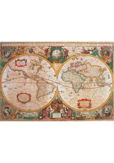 Clementoni Old Map 1000 Parça High Quality Collection Yetişkin Puzzle