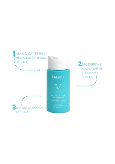 Vidalita Beauty & Care Saç Dökülmesine Karşı Şampuan 200 ML