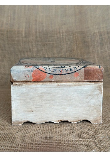 Dekoratif Vintage Saklama Kutusu, Ahşap Mücevher Kutusu, Ev Dekoru