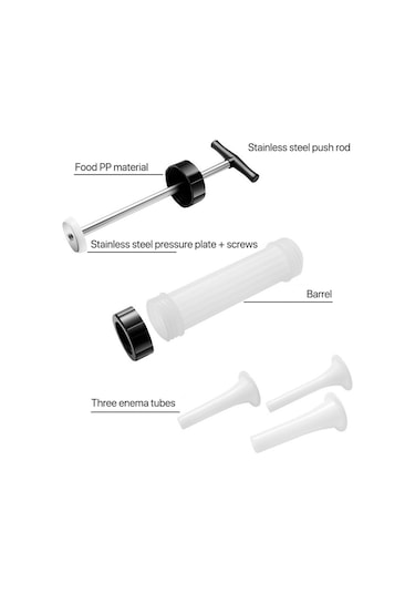 Sones Ev Tipi Manuel Sosis Doldurma Makinesi Küçük Sosis Makinesi Diğer