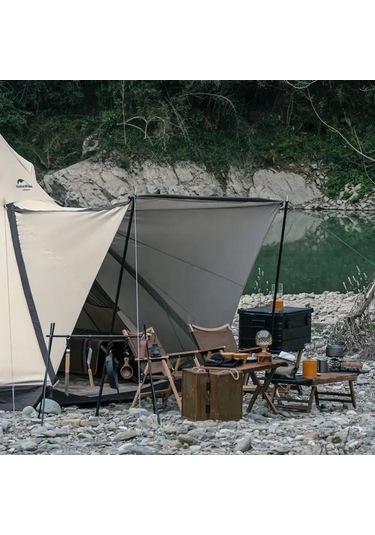 Naturehike Moğol Glamping 4 Kişilik Piramid Çadır Kum