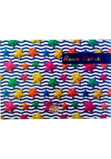 60 Yaprak Resim Defteri Orta Boy 21x29.5 Cm Kenarı Cırtlı 1 Adet