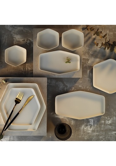 Aryıldız Cara White 6 Kişilik 32 Parça Kahvaltı Takımı Çok Renkli