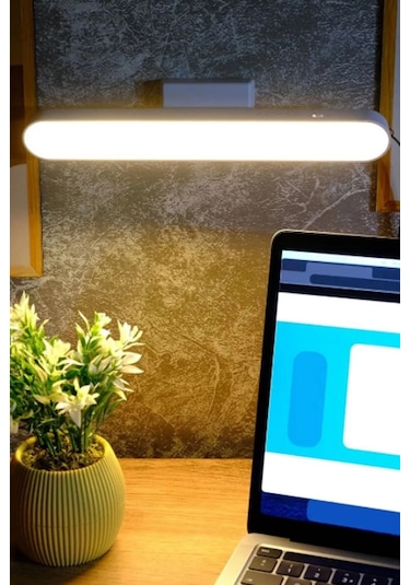 Usb Şarjlı Mıknatıslı Led Lamba Kablosuz Dokunmatik Led Işık Martı Led Aplik 3 Farklı Işık Rengi