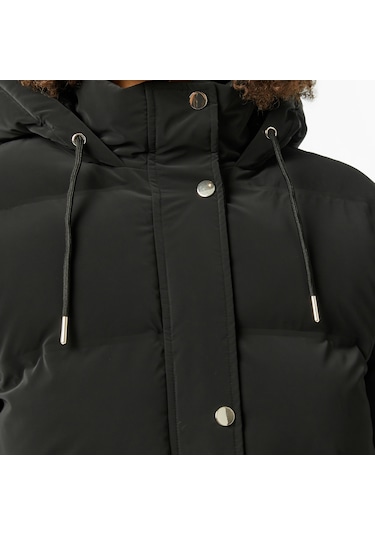 Nautica Kadın Siyah Regular Fit Mont Desenli 57j051t Siyah