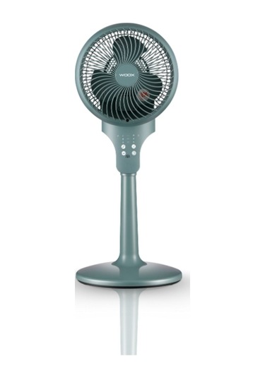 Woox 8 İnch 360 Derece Salınımlı Uzaktan Kumandalı Dokunmatik Ekran 64 Cm Zaman Ayarlı Ayaklı Vantilatör