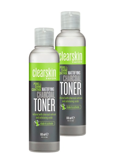 Avon Clearskin Kömür Özlü Matlaştırıcı Tonik 2 x 100 ML
