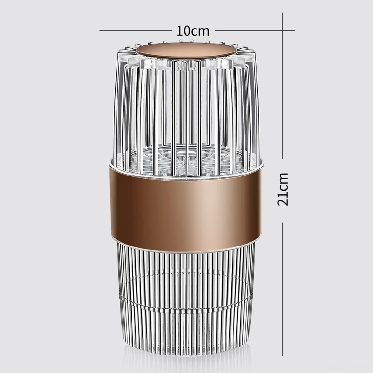 Shineyee Usb Led Işıkli Ev İçi Mus Mus Öldürücü - 8 Ledli Gümüş C10 Modeli - Hava Dehidrasyonlu Toplayıcı, 100 M² Kapsama Alanı