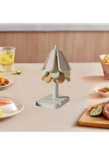 Trendooze 3 Adet Ağaç Şekli Trivet Seti Masa Koruyucuları Conpip