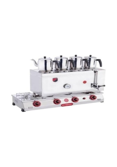 Belirtilmemiş 4 Demlikli Pleytli Çay Kazanı