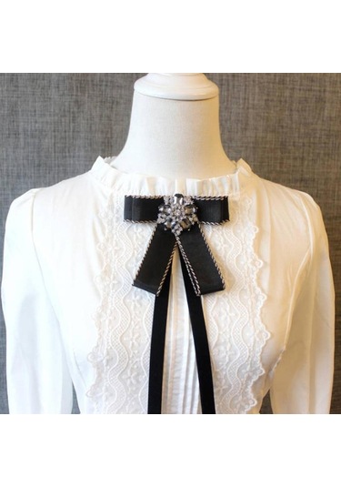 Homyl Takım Bluz Giyim Aksesuarları Için Kravat Bow Tie Donanma