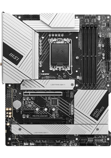 MSI Pro Z790-A Max WIFI Intel Z790 7200 MHz (OC) DDR5 Soket 1700 ATX Anakart