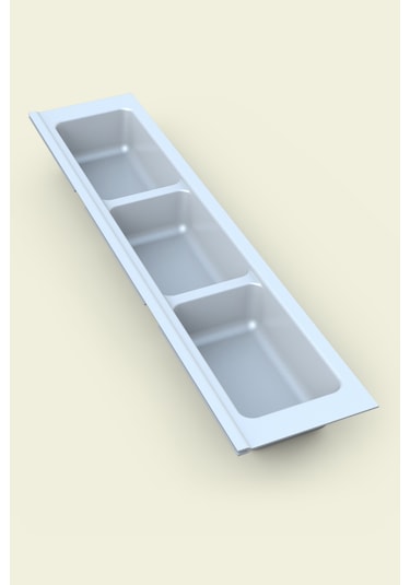Çekmece Içi Kaşıklık Ve Bıçaklık Düzenleyici Beyaz, 84x48 Yandan Ve Boydan 4cm Kesilebilir Beyaz
