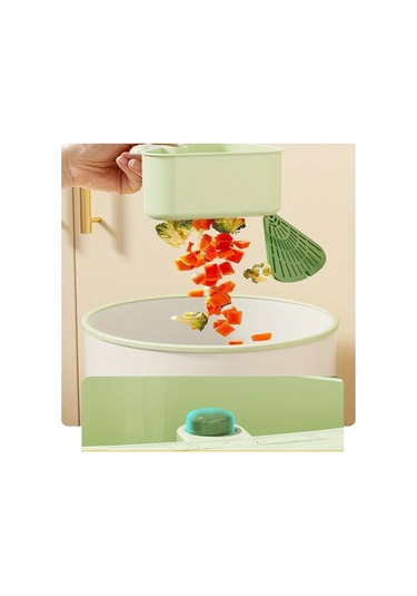 Dashanshop Green Pratik Lavabo Filtre Rafı Tıkanıklık Önleyici Sökülebilir Çöp Filtresi Yeşil