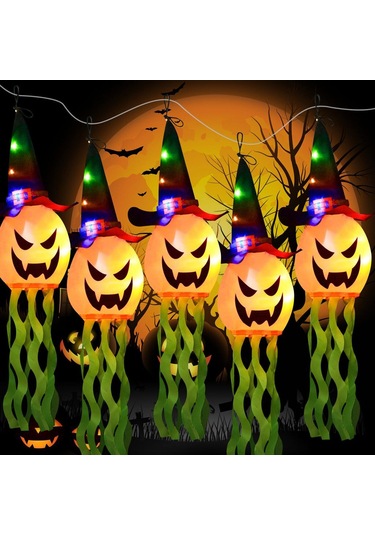 Qq-led Cadılar Bayramı Hayalet Parti Işığı 3m 60cm Çok Renkli