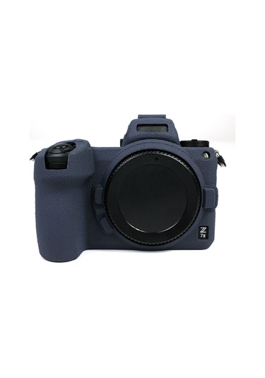 Butu Nikon Z 6ıı/z 7ıı İçin Yumuşak Silikon Kılıf Kamera Koruyucu Kılıf Kapağı - Koyu Mavi
