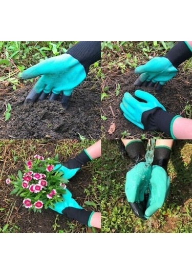 Toprak Kazma Bahçe Eldiveni.