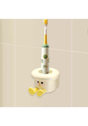 Homyl Diş Fırçası Tutucu Duvara Monte Banyo Düzenleyici Otel Beyaz