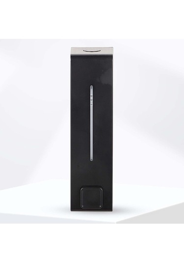 Didadodo Suntek 600ml Sabunluk Duvara Monte Banyo Duş Şampuanı Otel Siyahı Versiyon, Şık Ve Pratik 11.8x5cm Çift Kişilik