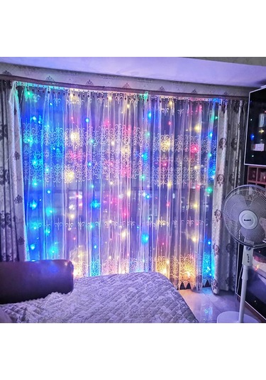 Çok Renkli Usb Festoon Dize Işık Peri Çelenk Perde Işık Noel Işık Yılbaşı Dekoru Ev Tatil Dekoratif Yeni Yıl Lambası 3m 2m Çok Renkli