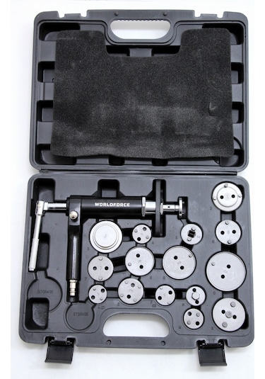 Worldforce 16 Parça Havalı Fren Piston İtme Seti Profesyonel
