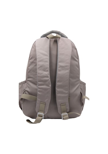 Özel Su İtici Kumaş Vizon Unisex Okul Çantası 34600