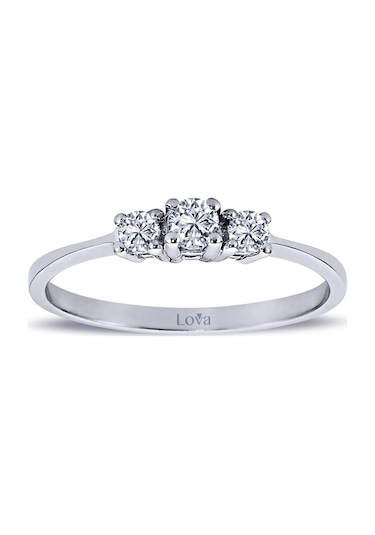 Lova 0,25 Karat Pırlanta Tria Yüzük - 1010078