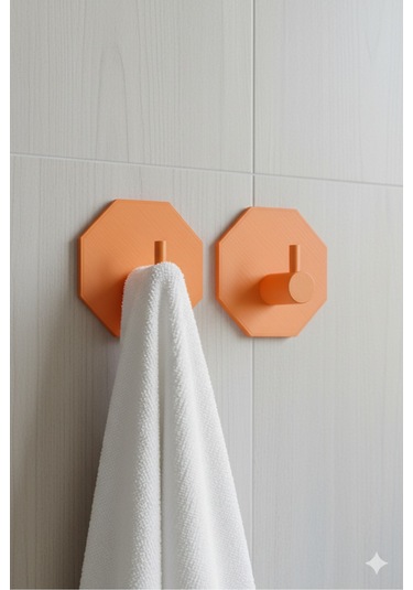 2 Li Askılık Kapı Arkası, Duvara Monte, Dayanıklı Malzeme, Yeşil 24 Yeşil