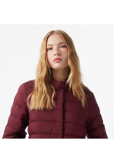 Nautica Kadın Bordo Regular Fit Mont Desenli 57j001t Bordo