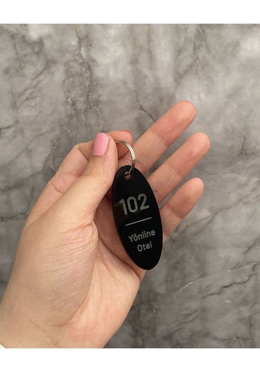 Siyah Parlak Minimal Kişiselleştirilebilir Otel Bungalov Apart An