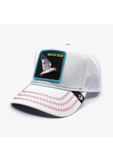 Goorin Bros Beach Bomber Unisex Beyaz Şapka Düz 101-0169 Beyaz