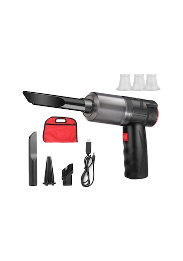 CBTxGlobal Küçük Araba Üfleme ve Emme Çift Amaçlı Elektrikli Süpürge Şarj Modeli Süper 16000pa