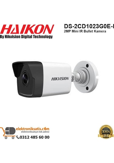 Haikon Ds-2Cd1023G0E-I 2Mp Mini Ir Bullet Kamera